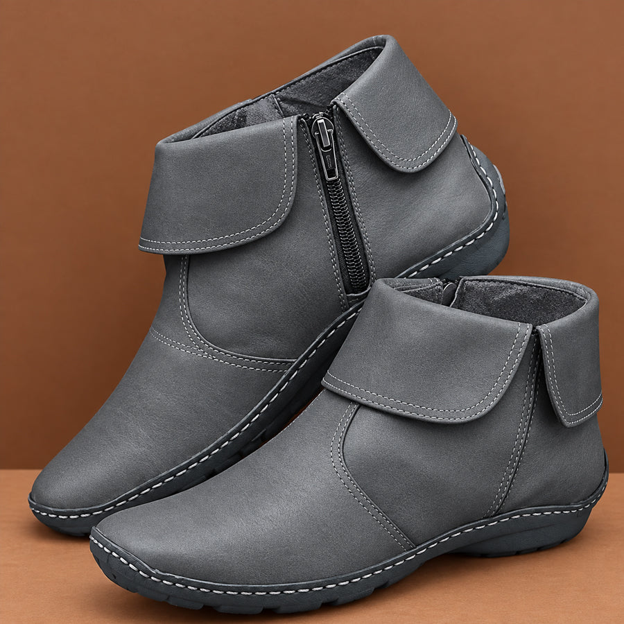 Women's Orthopedic Comfort Round-Toe Ankle Boots