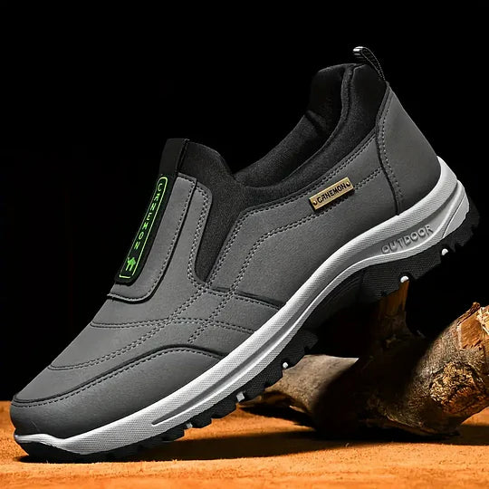 Men's Wide Comfort Sneakers with Arch Support & Shock Absorption