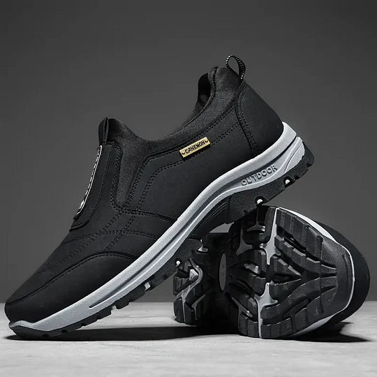 Men's Wide Comfort Sneakers with Arch Support & Shock Absorption