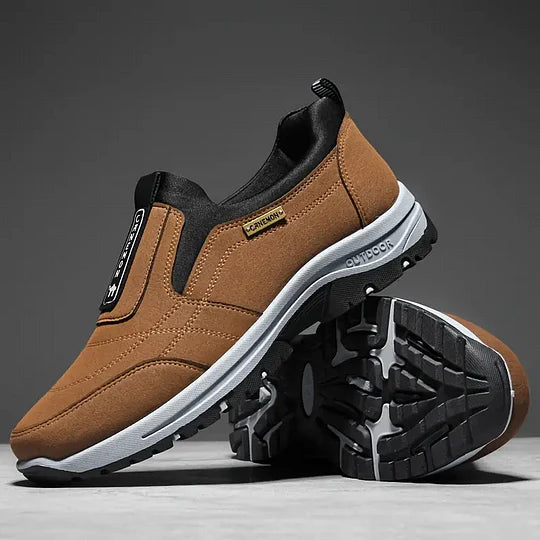 Men's Wide Comfort Sneakers with Arch Support & Shock Absorption