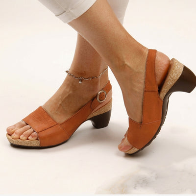 Cushioned Wedge Sandals for Women – Arch Support & Non-Slip