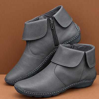 Women's Orthopedic Comfort Round-Toe Ankle Boots