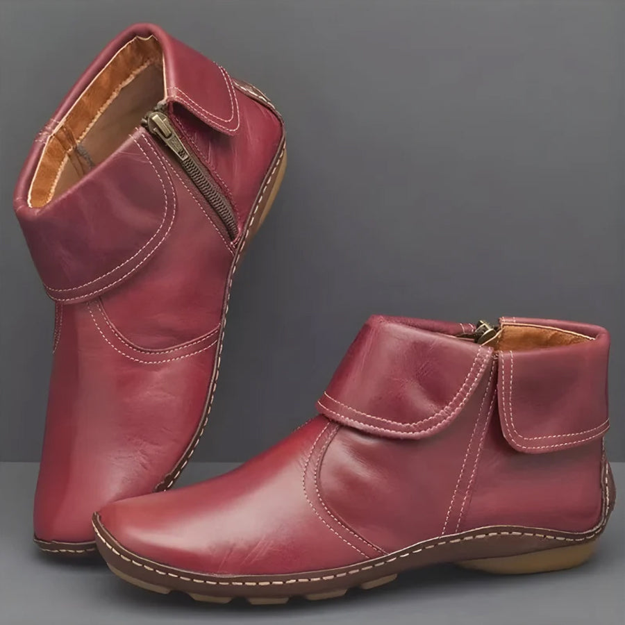 Women's Orthopedic Comfort Round-Toe Ankle Boots