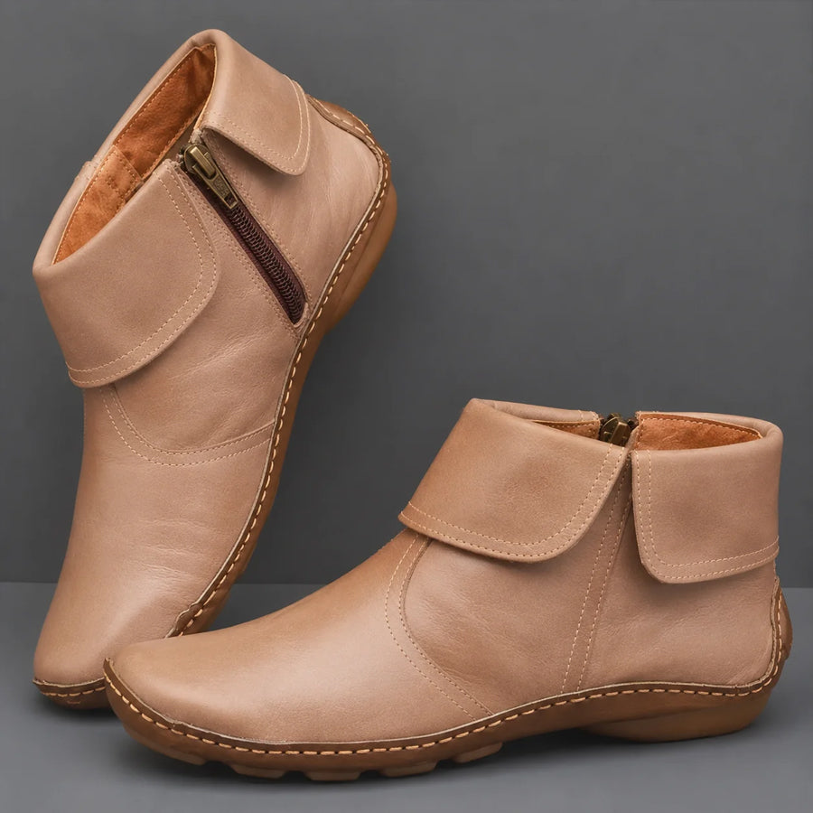 Women's Orthopedic Comfort Round-Toe Ankle Boots
